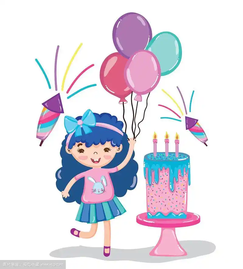 女孩生日派对卡通片