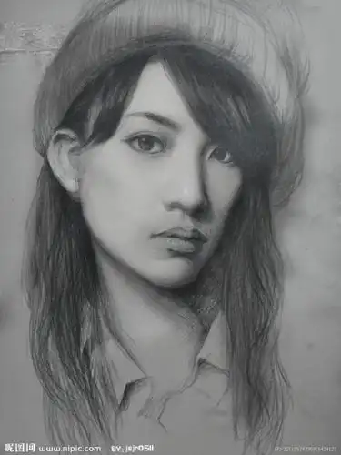 经典人物肖像素描素描 肖像画素描画像纯手绘包邮照片真人代画定制