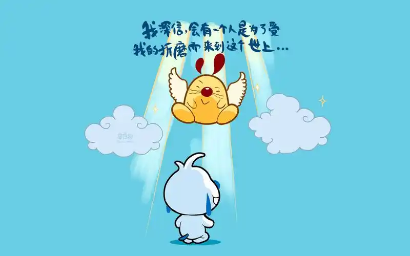 辛巴狗带字语录,卡通明星-回车桌面