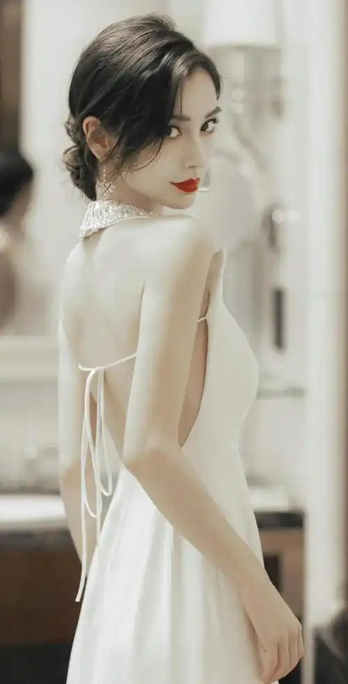 angelababy吊带裙余生再无倾城色一草一木皆相思