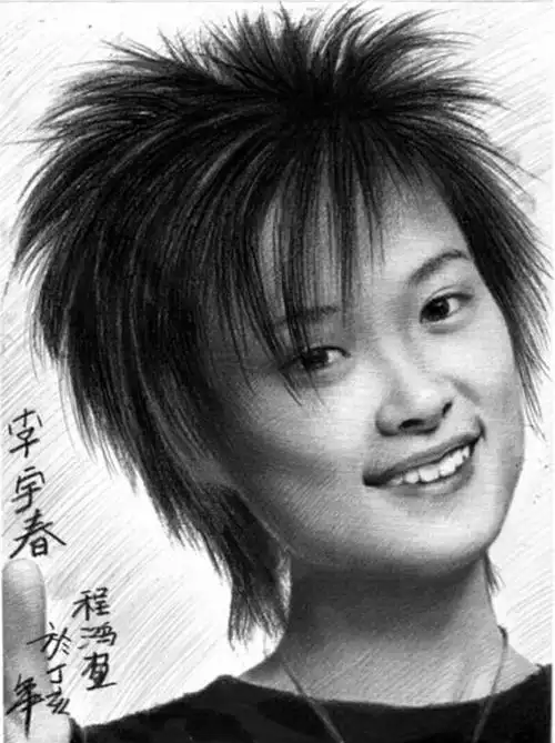 名人肖像素描画欣赏