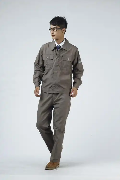 热销男士 长袖 工作服 套装 秋 工装厂服劳保服 工程服汽修工作服