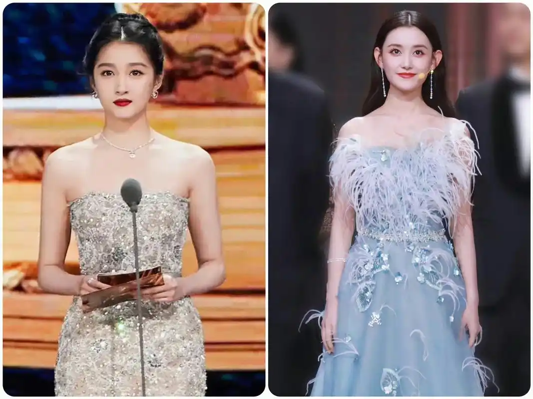 关晓彤×蒋依依,华表奖造型好漂亮,细数一下两人有很多共同点,童星
