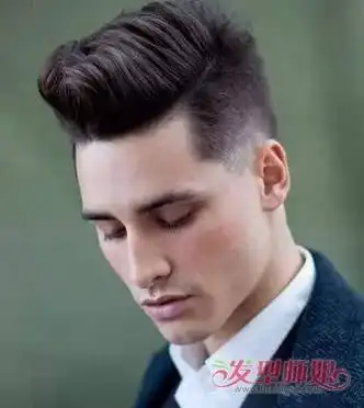 男生偏分莫西干长发发型男士偏分发型怎么剪2