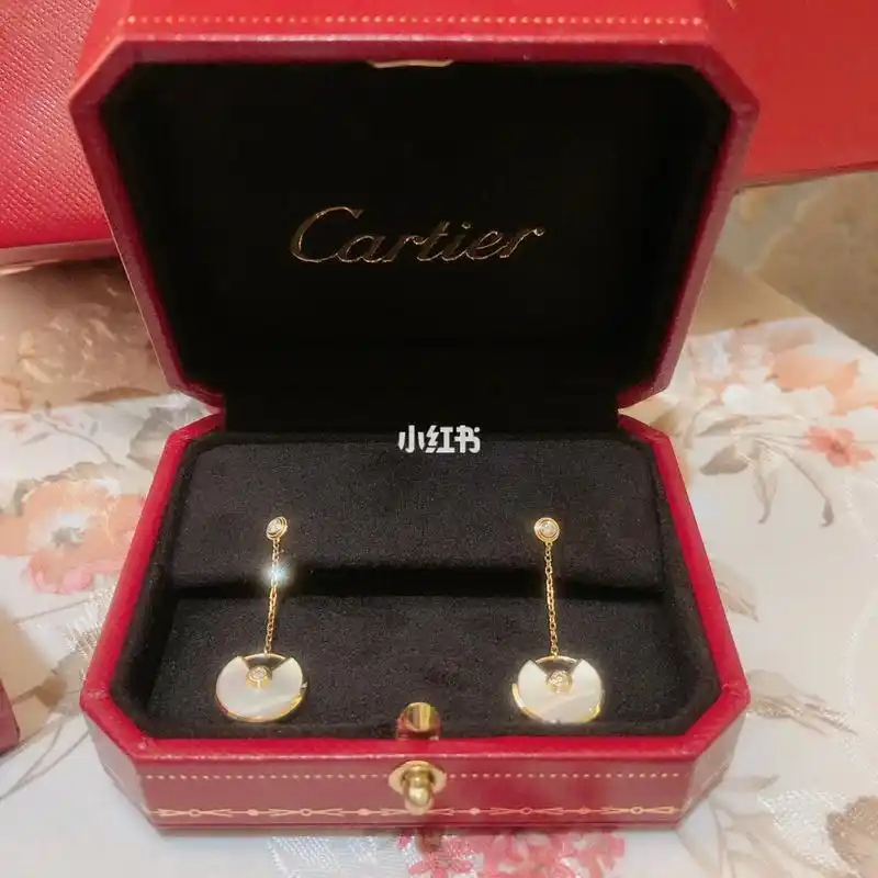 卡地亚 护身符 耳坠