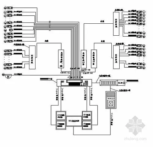 [施工图]南京某住宅小区监控弱电图纸
