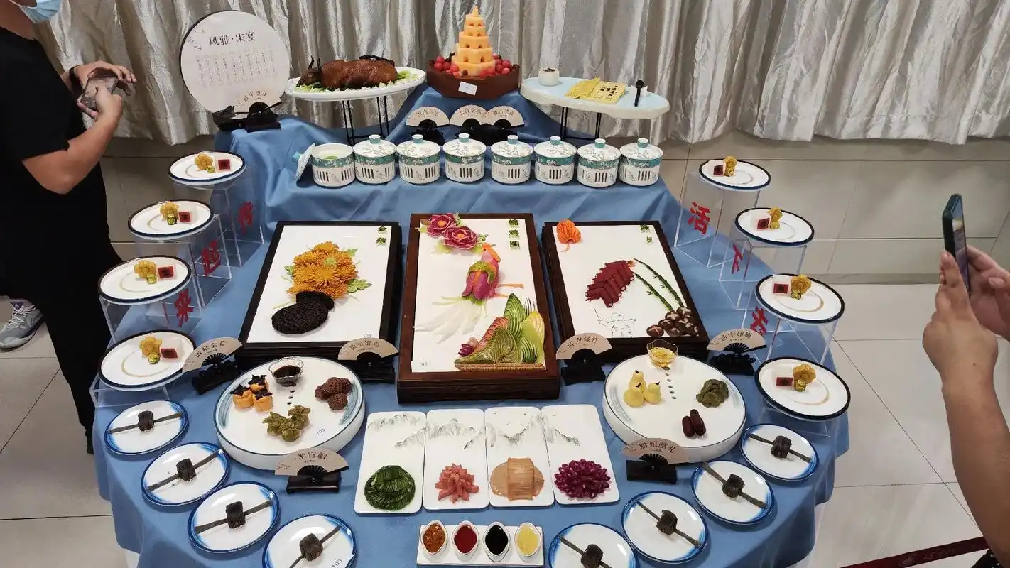 2022年全国职业院校技能大赛高职组烹饪赛项部分作品#烹饪艺 - 抖音