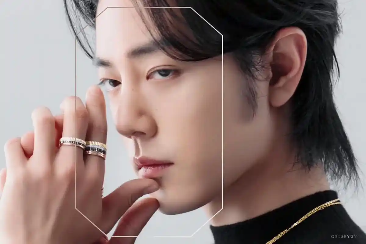 肖战长发高马尾