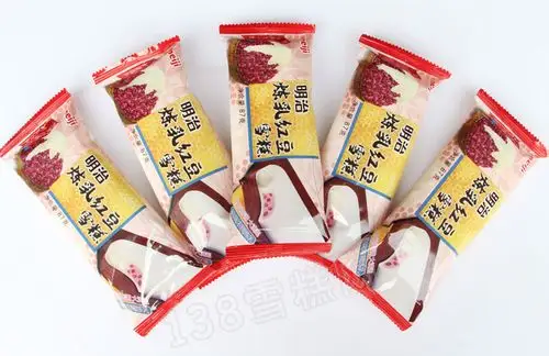 明治炼乳红豆雪糕扁条装