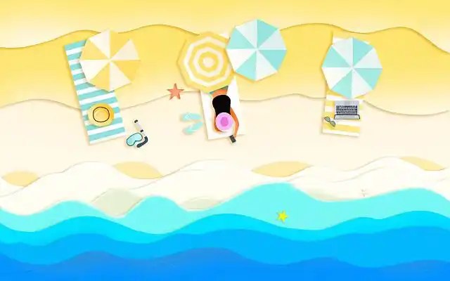 阳光沙滩蓝天白云海水夏天热带休闲度假旅游夏日沙滩度假椰子树漂流瓶