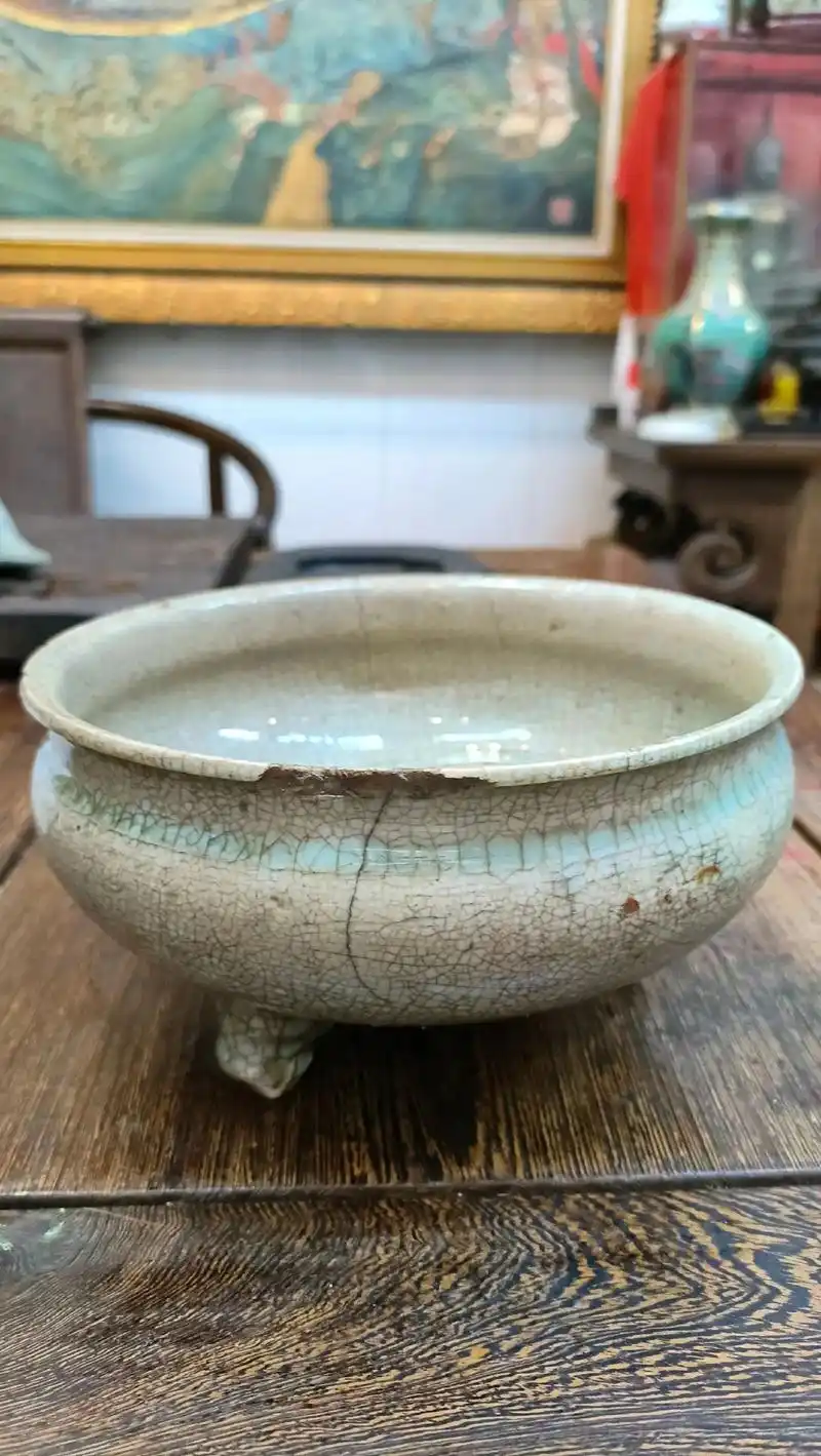 南宋龙泉窑香炉#古董捡漏 #老瓷器 #器物之 - 抖音