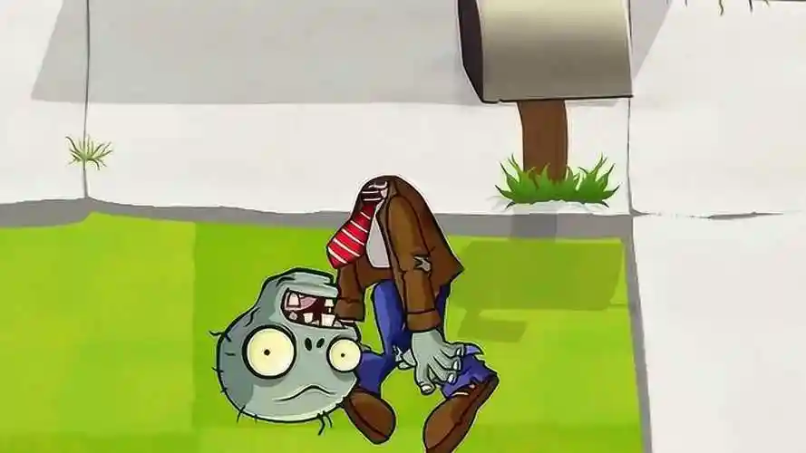 植物大战僵尸小鬼僵尸的头掉了