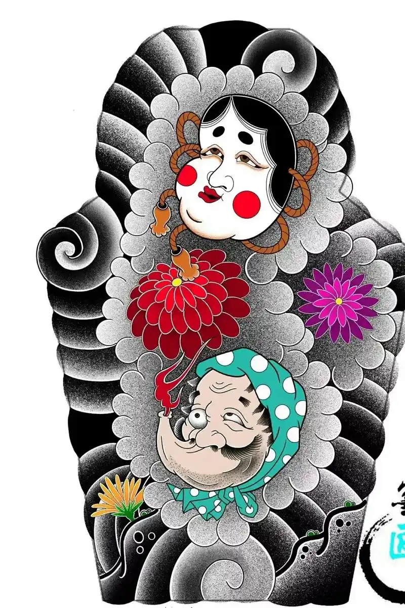 推荐几款老传统高清图稿#纹身手稿 #日式老传统 - 抖音