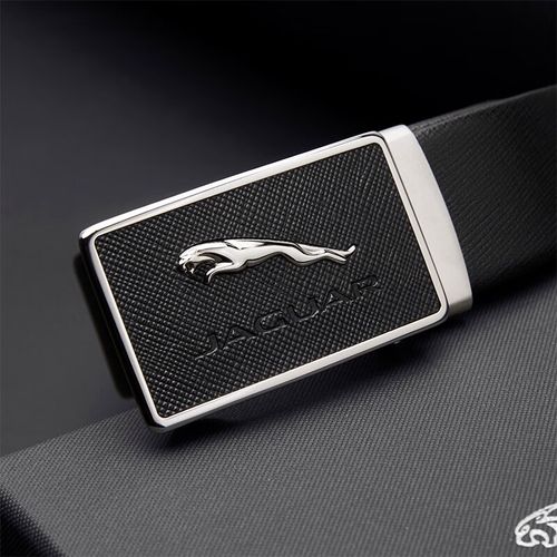jaguar男士皮带国际十大品牌自动扣头真牛皮商务休闲腰带父亲节礼物
