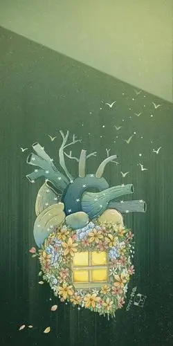 温暖治愈系壁纸愿平生成长落落大方