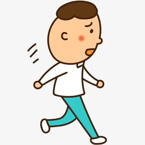 走路的男孩简笔画