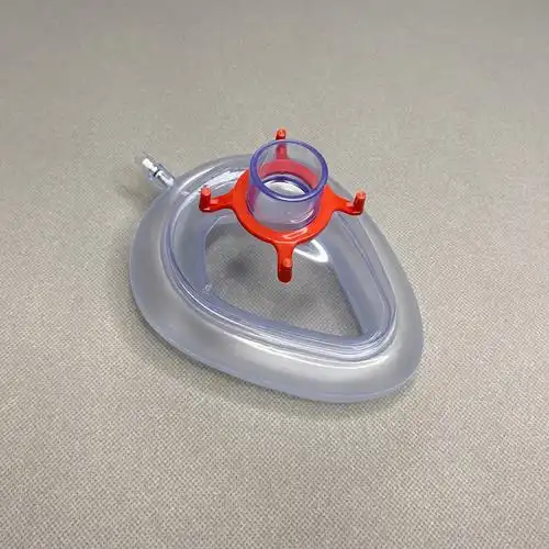 配件面罩pvc可充气式麻醉面罩成人小儿麻醉呼吸面罩橡胶呼吸气囊05升