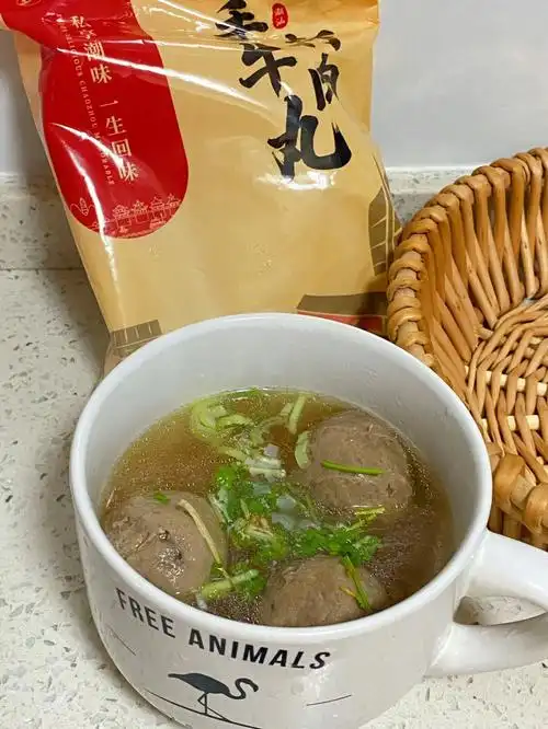 正宗潮汕手打牛肉丸01终于买到啦