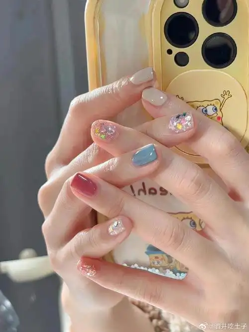 美甲##美甲分享##短甲美甲