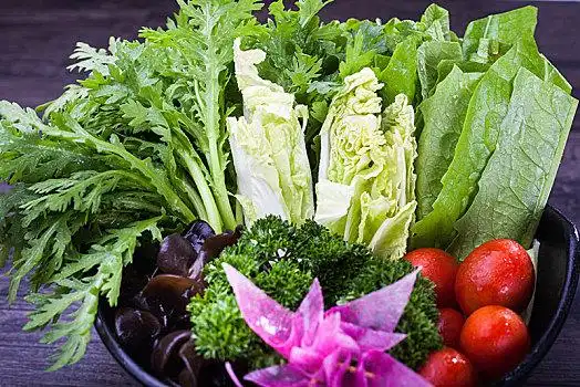 火锅涮锅食材涮料蔬菜拼盘