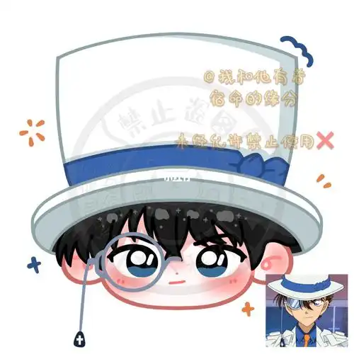 客单案例展示q版大头属性怪盗基德