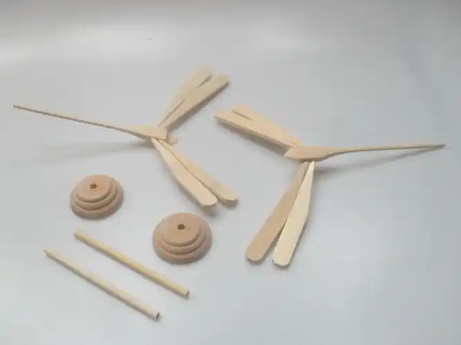 经典国货民间怀旧传统玩具竹制竹蜻蜓发光竹蜻蜓飞天仙子儿童玩具 竹