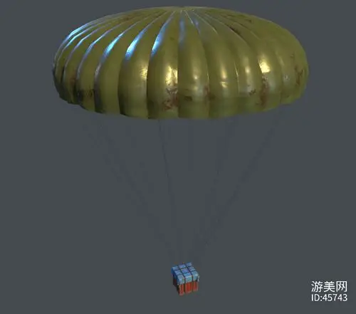 本模型所属分类为 "场景-场景部件",作品主题为绝地求生 空投,素材
