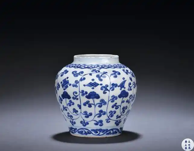 【明万历 青花花卉罐】拍卖品_图片_价格_鉴赏_明代青花瓷器_雅昌艺术