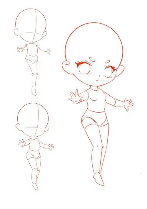 阿肯绘q版  #阿肯绘q版打卡  #阿肯绘21天人体打卡  #q版人物