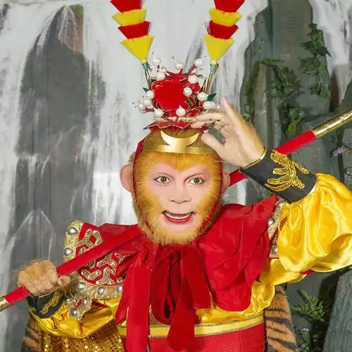 孙悟空美猴王头饰表演道具紫金冠头饰王爷束发冠小王盔头饰太子