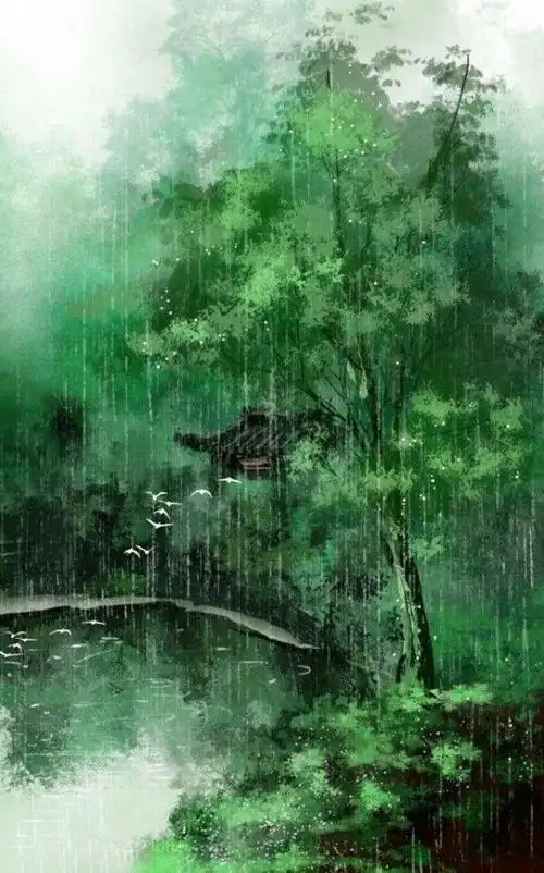 雨,古风,意境,唯美,壁纸
