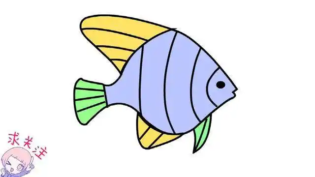 海洋里的小动物简笔画大全可爱