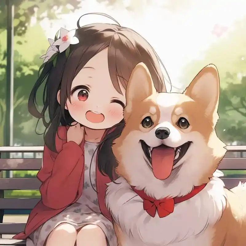 治愈系动漫女生头像.世界破破烂烂,小狗会缝缝补补#宫崎骏 # - 抖音