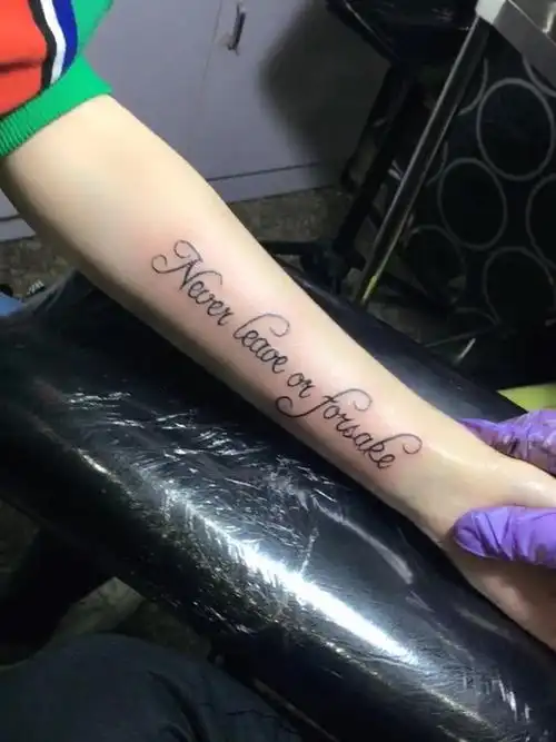 不离不弃_纹身图案手稿图片_姗姗的纹身作品集