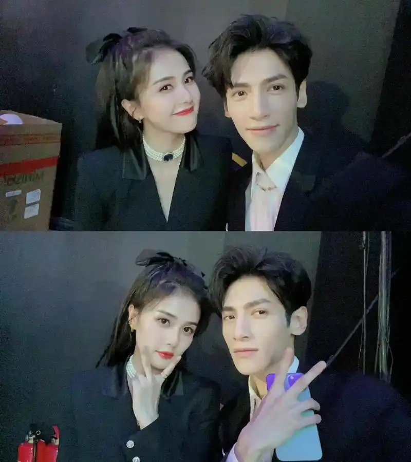 罗云熙至今依然是白鹿微博里合照最多,最亲密的男演 - 抖音