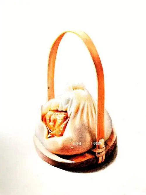 彩铅手绘top29肉包子