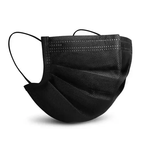 可孚黑色医用外科口罩一次性医护用囗医疗罩四层视频