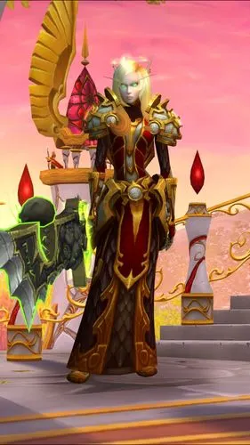 求一套女血精灵板甲的幻化,表明出处