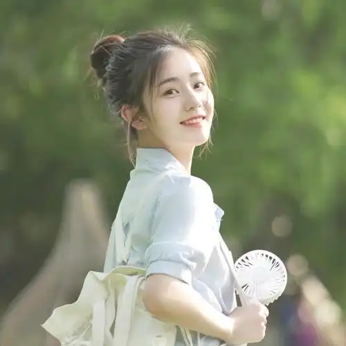 绿色系小清新女生头像小众干净的女生头像森系甜美女生头像