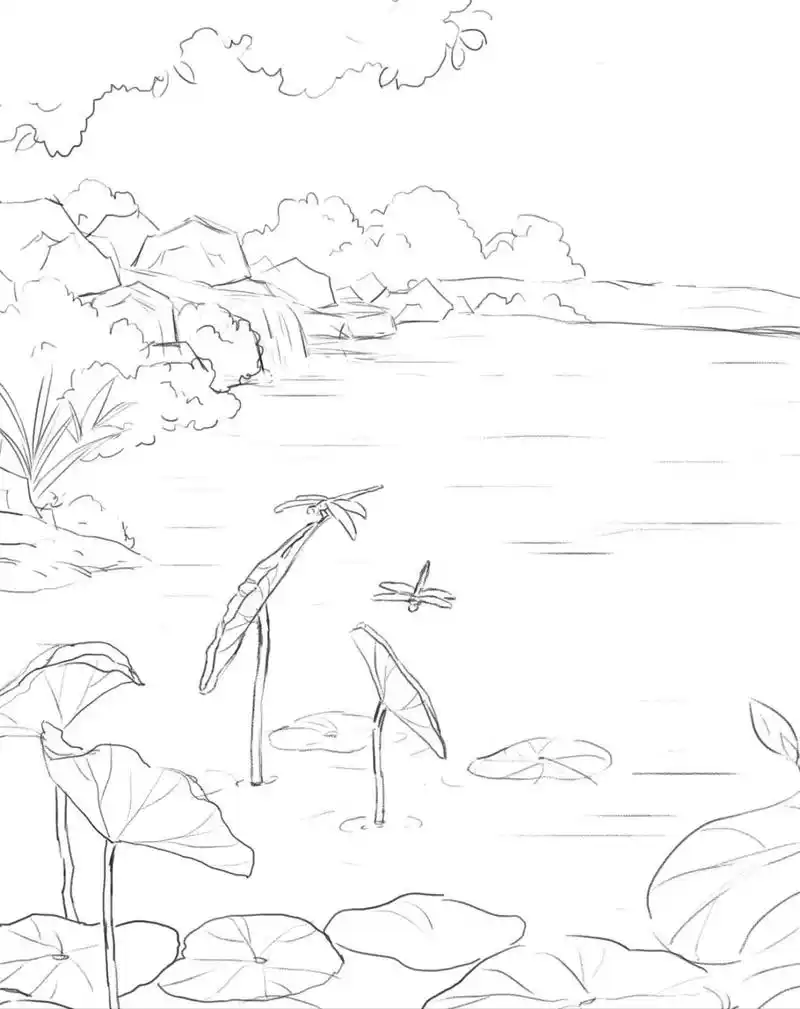 【小荷才露尖尖角,早有蜻蜓立上头】 小池 杨万里 泉眼无声惜细流