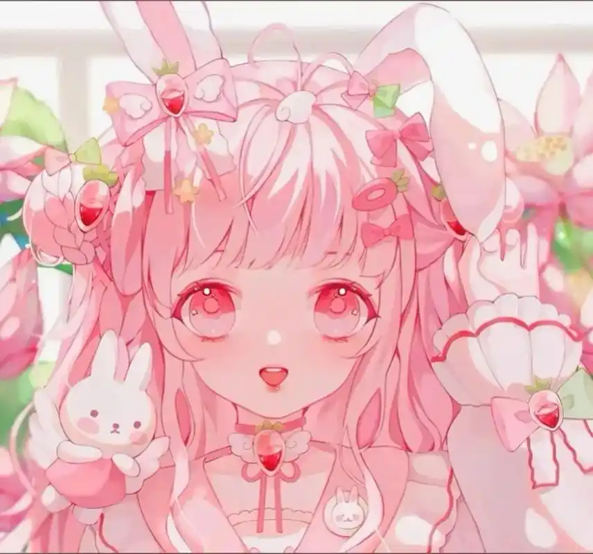 粉色系 可爱#仙气十足 #可爱女生头像 #神仙女头  - 抖音