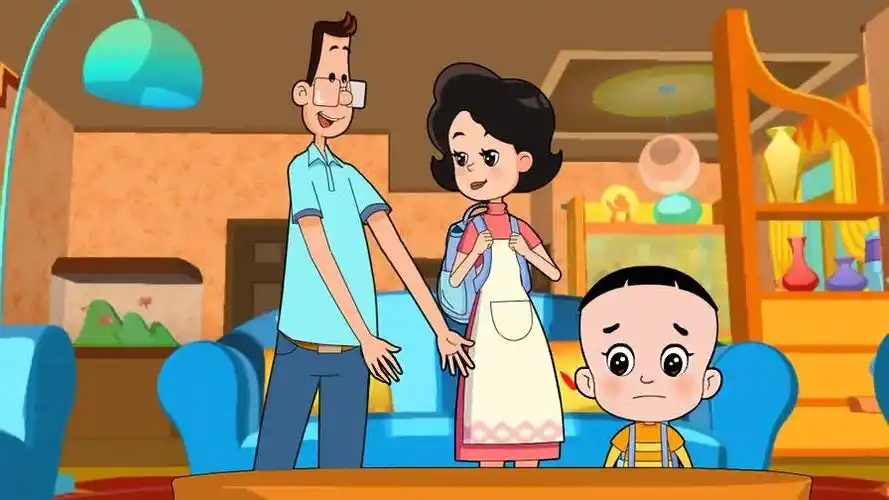 一家人在家里野营《新大头儿子和小头爸爸》