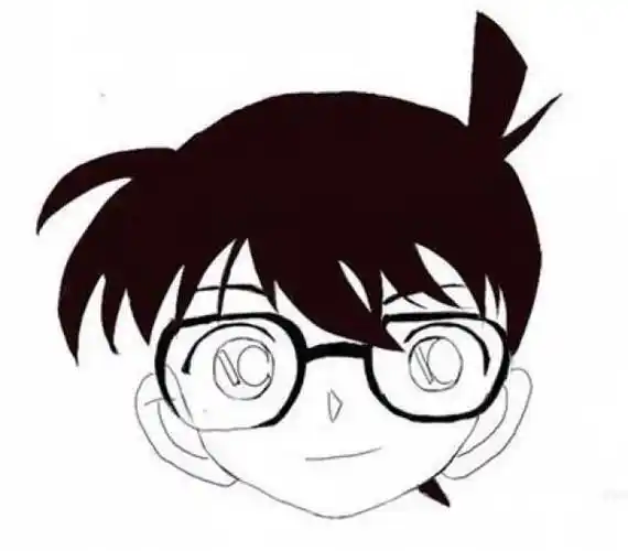 柯南简笔画 柯南简笔画简单好画