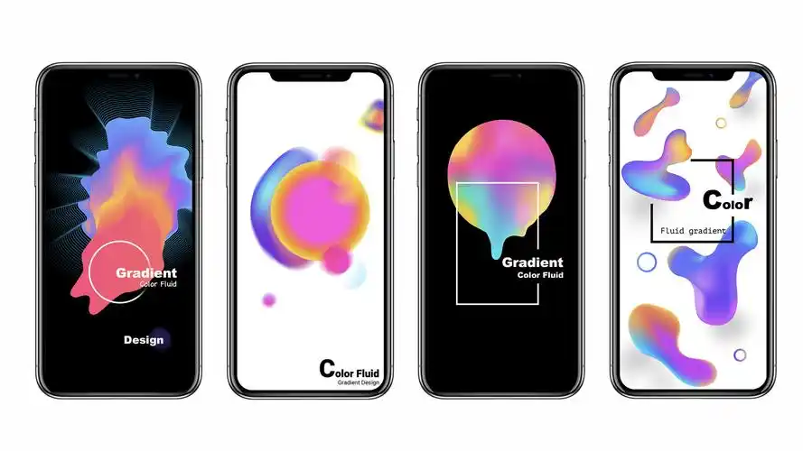 流体渐变壁纸练习