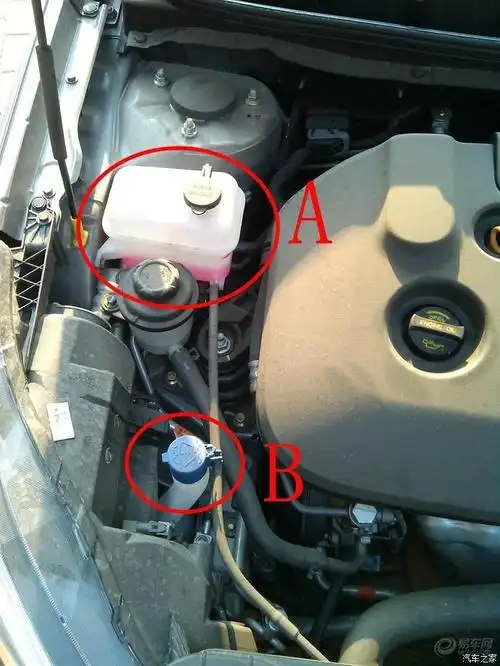 逸动防冻液在什么位置求图