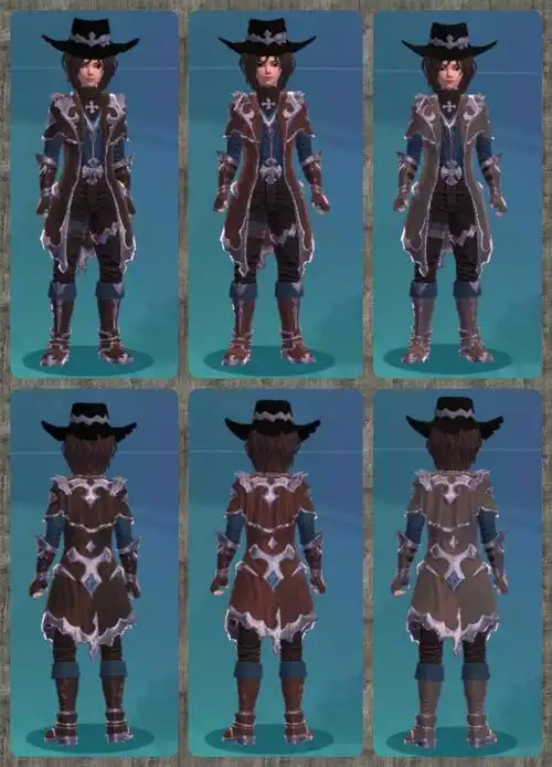 染色服饰赏金猎人展示及染色