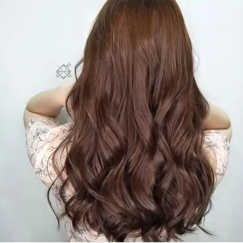 渣女大波浪卷发型