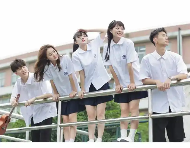 日系jk制服校服套装中学生白衬衫女学生短袖高中大码班服 - 17网