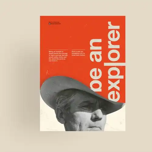 来自设计师 ruchika dhanawat 676767包豪斯风格的海报设计