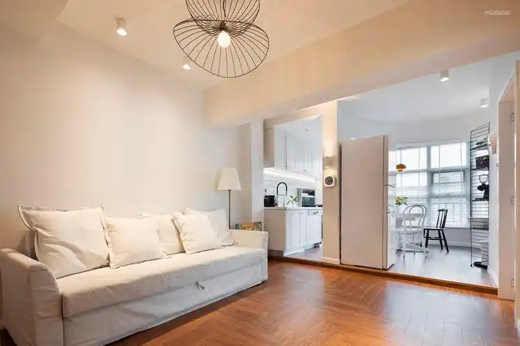 48平简约两室住宅公寓装修案例_48平米2房1厅,拥有简约美的舒适感